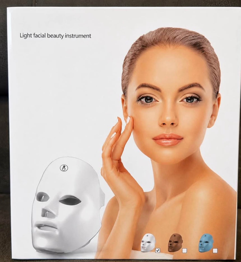 LED Light Facial Beauty Mask – New in Box | 3 Color Options