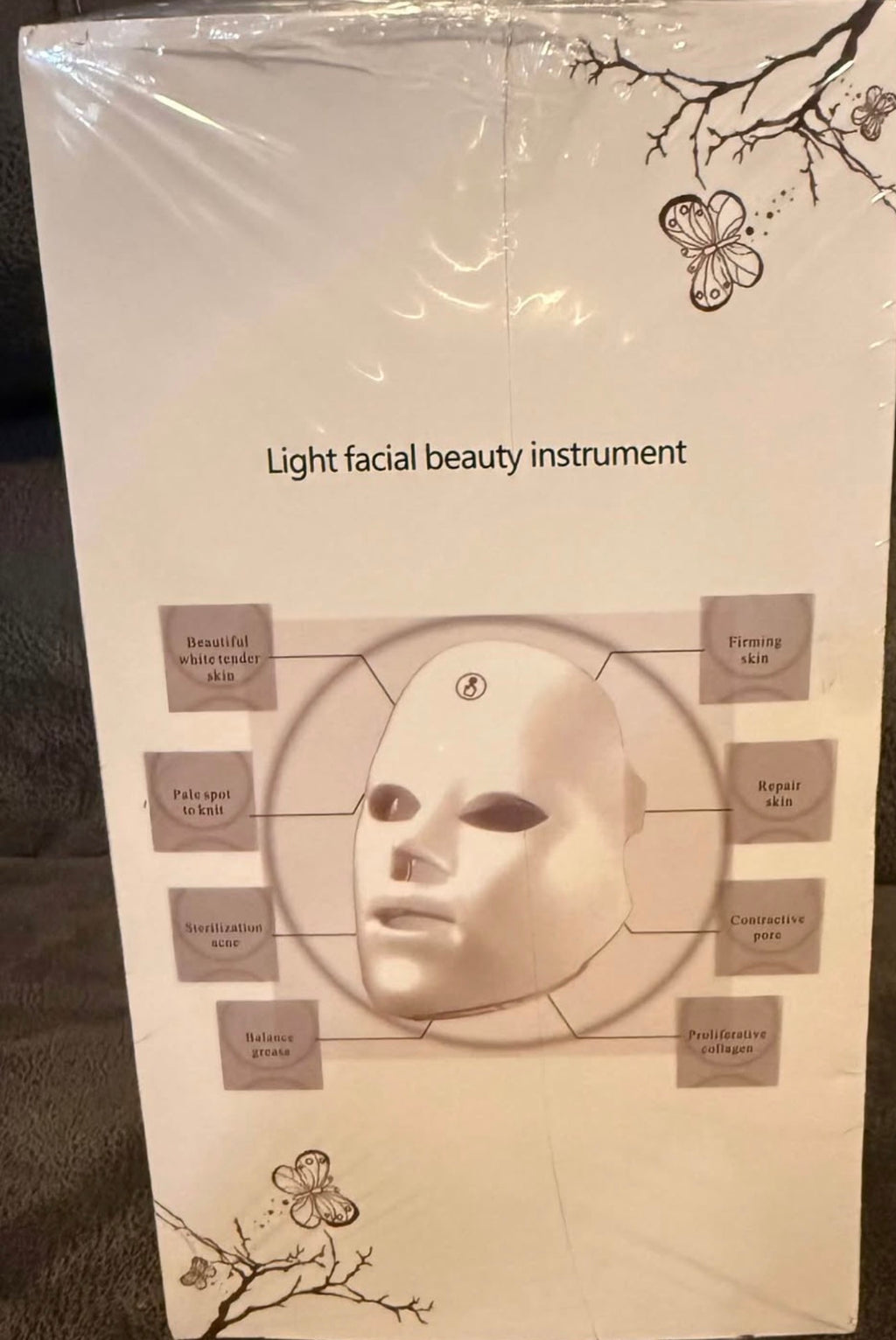 LED Light Facial Beauty Mask – New in Box | 3 Color Options